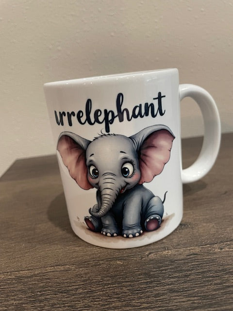 11oz Ceramic Coffee Mug – Irrelephant