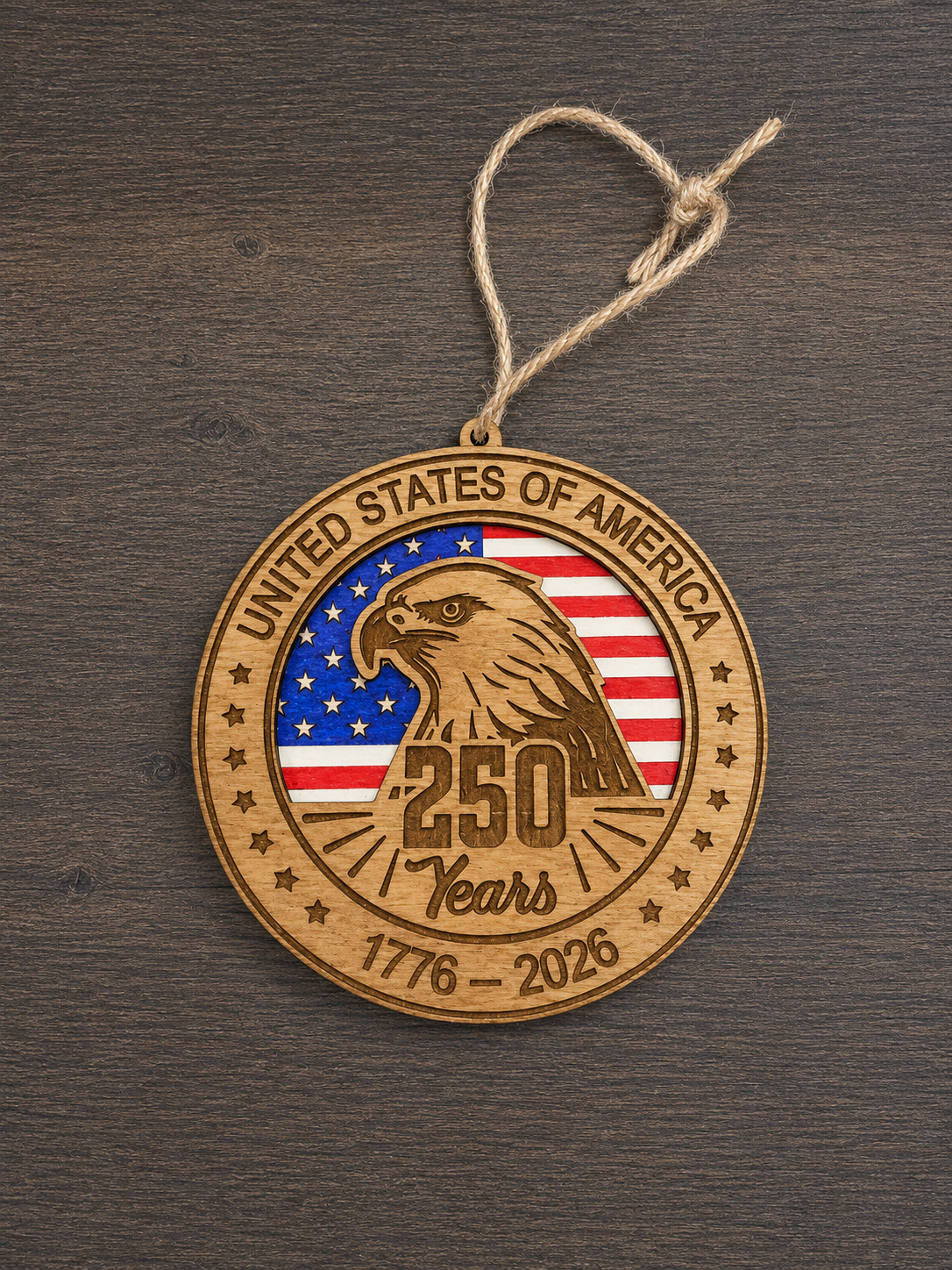 America’s 250th Anniversary Ornament - American Eagle 250 Years