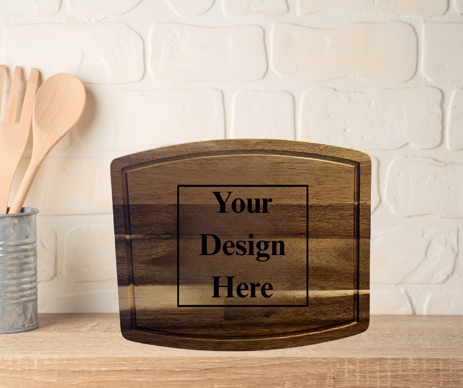 10" X 12" Engraved Wooden Cutting Board – Personalize It!