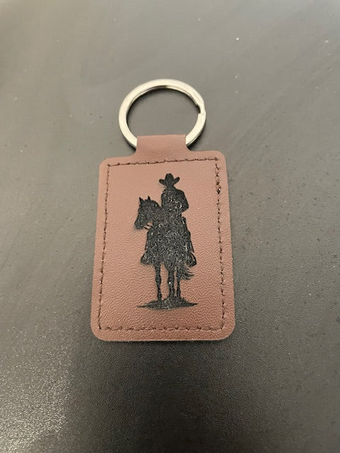 Leather Keychain - Customize it.