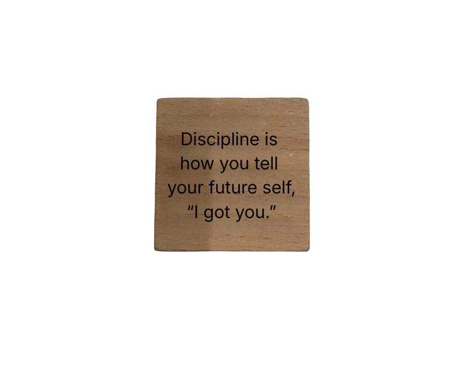 Inspirational Wooden Quote Magnet - I Got You.