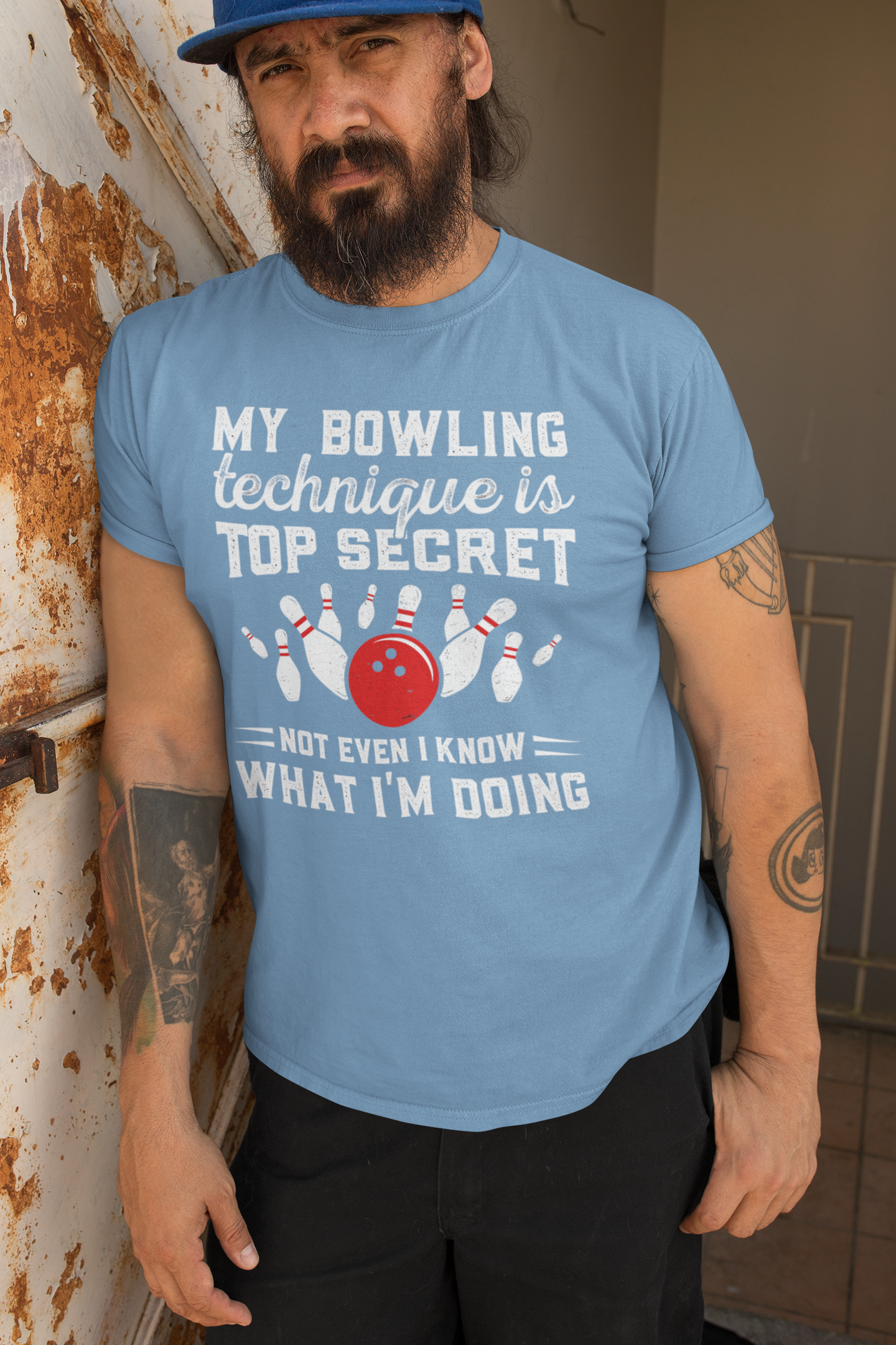 T-Shirt - My Bowling Technique is Top Secret