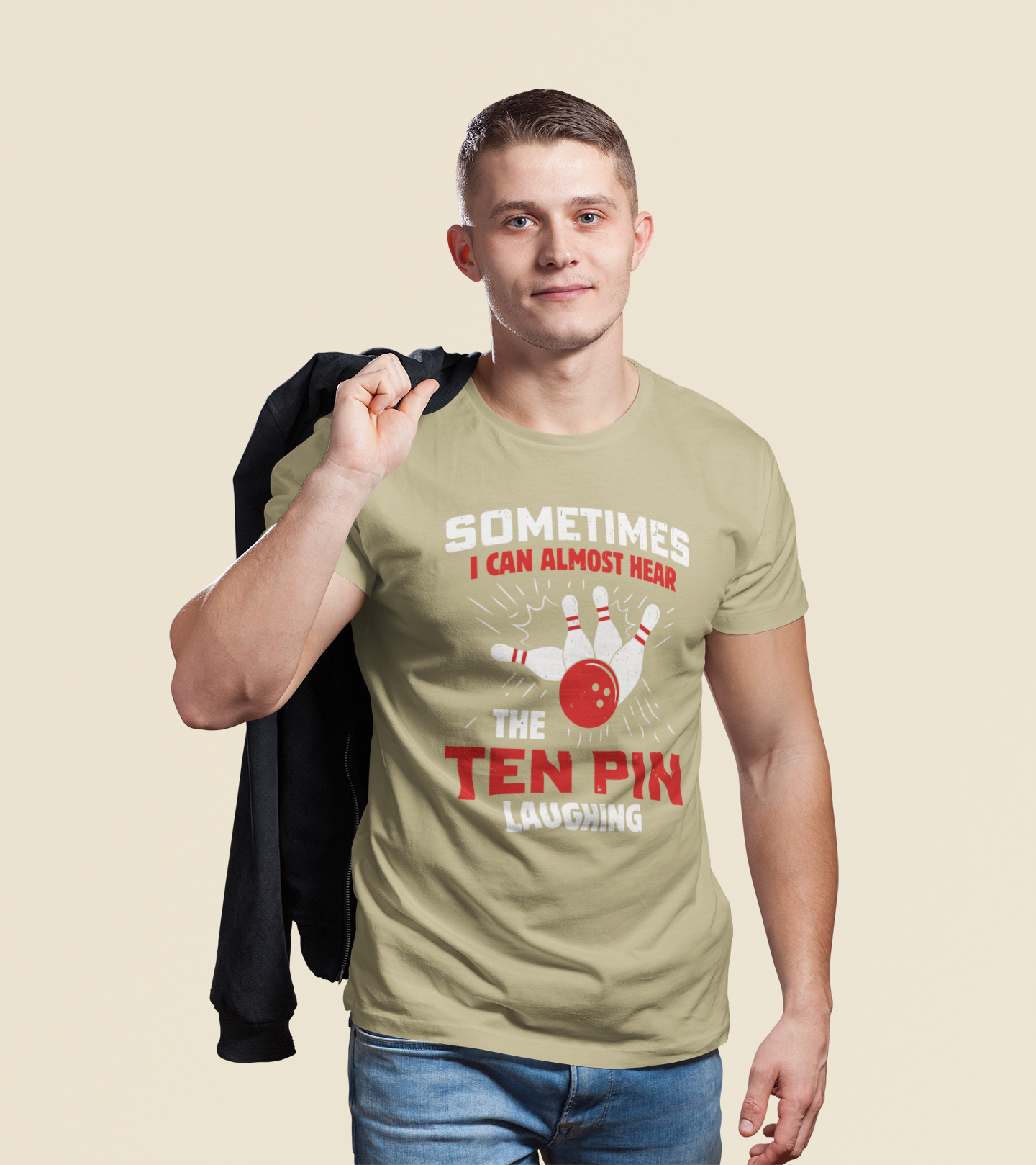 T-Shirt - Sometimes I Can Almost Hear the 10 Pin Laughing