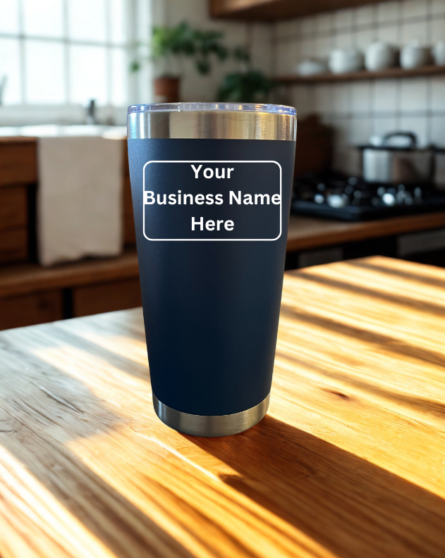20 oz Stainless Steel Engraved Travel Mug - Customize It!