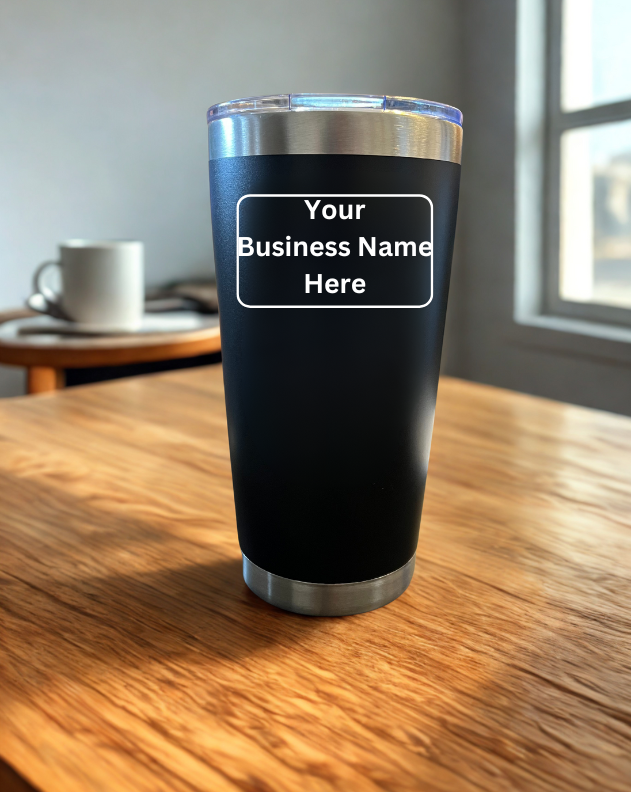 20 oz Stainless Steel Engraved Travel Mug - Customize It!