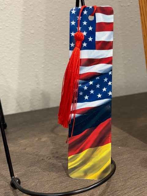Vermillion, SD ↔ Ratingen, Germany | 750-Year Celebration Aluminum Bookmark with Tassel