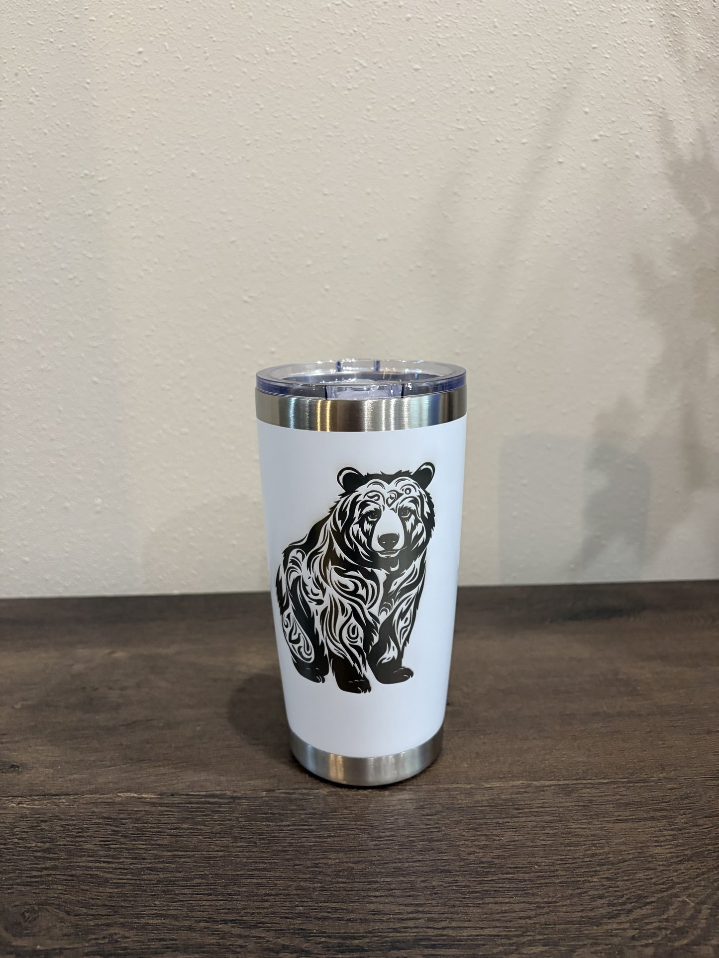 "Bear the Pain Chase the Gain" – 20oz Stainless Steel Travel Tumbler