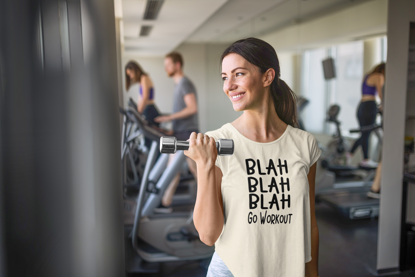 T-Shirt - Blah Blah Blah Go Workout