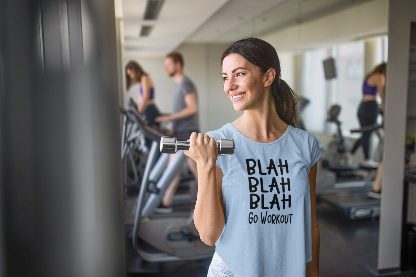 T-Shirt - Blah Blah Blah Go Workout