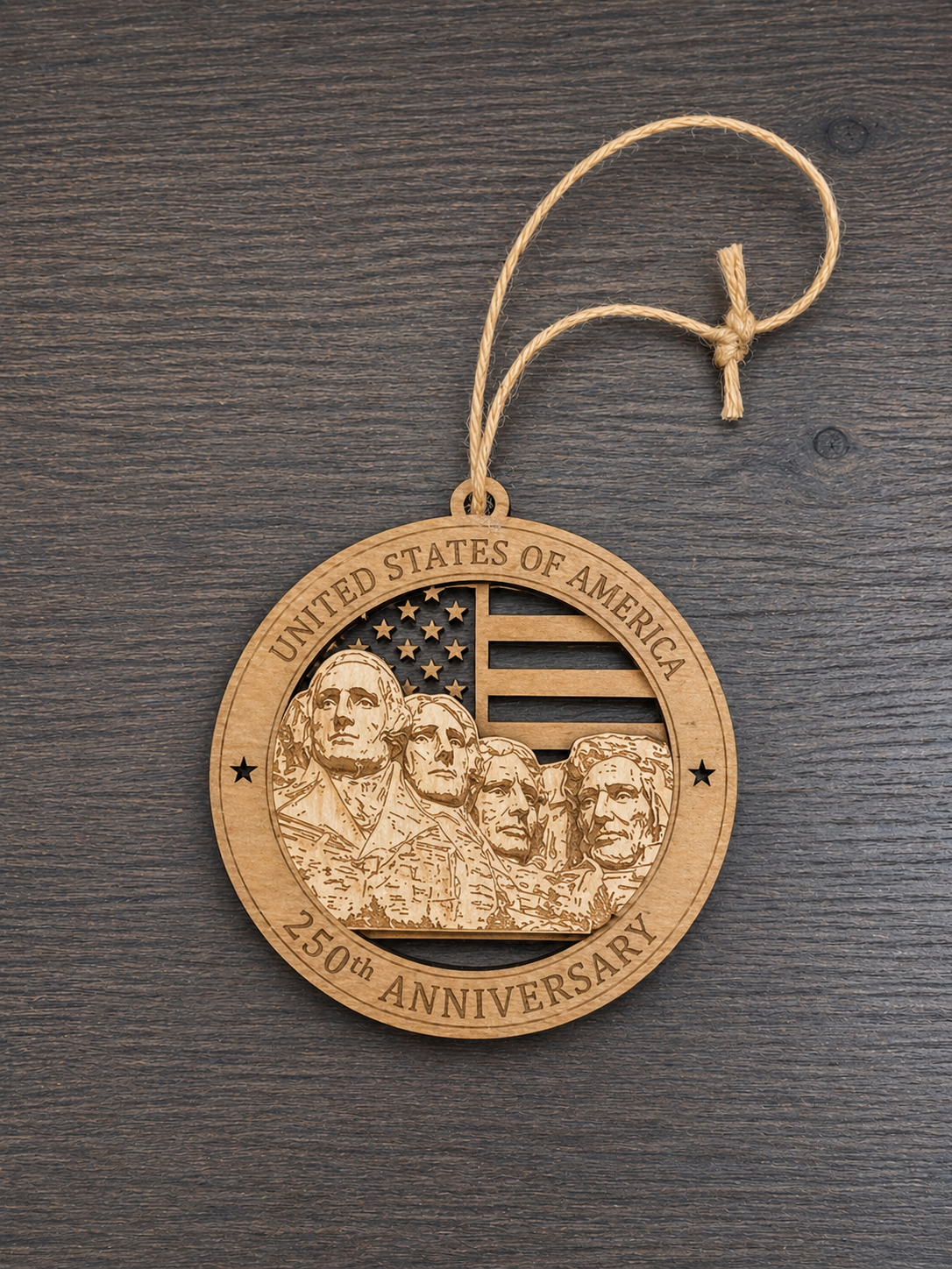 America’s 250th Anniversary Ornament - Mount Rushmore