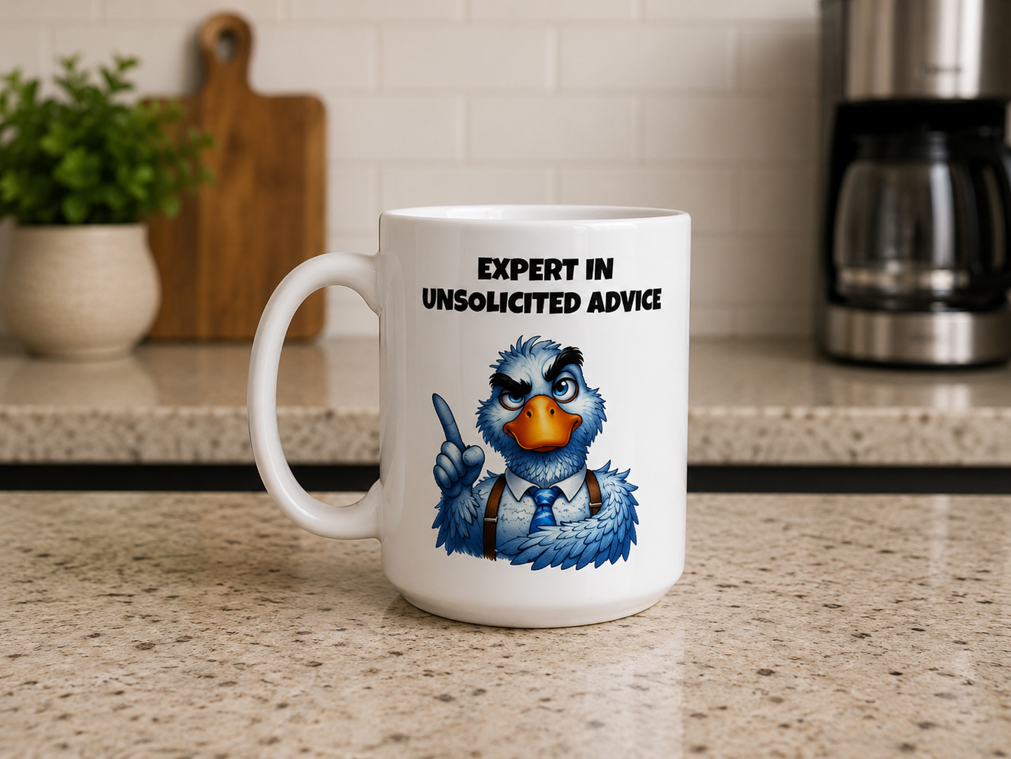 Ceramic Coffee Mug – “Expert in Unsolicited Advice"