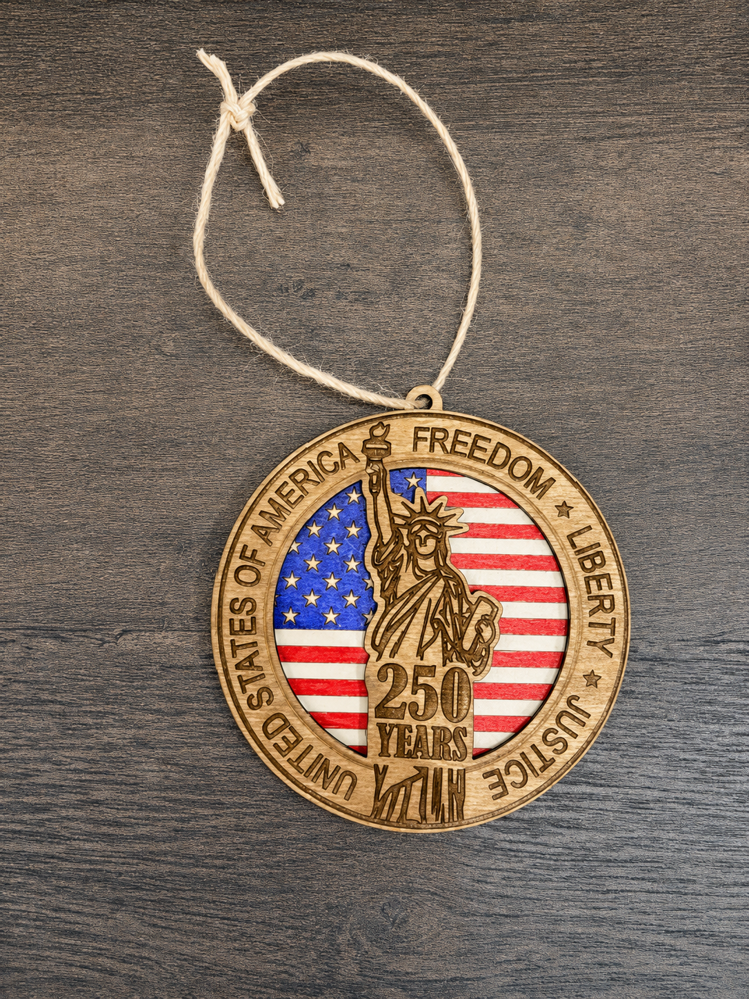 America’s 250th Anniversary Ornament - Statue of Liberty - Full