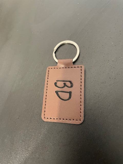 Leather Keychain - Customize it.
