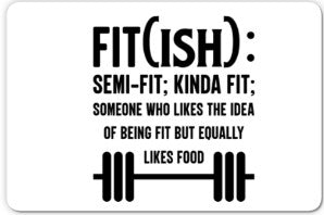 Fit(ish) 3" X 2" Refrigerator Magnet