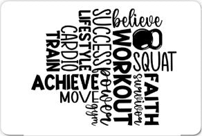 Motivation for Fitness 3" X 2" Refrigerator Magnet