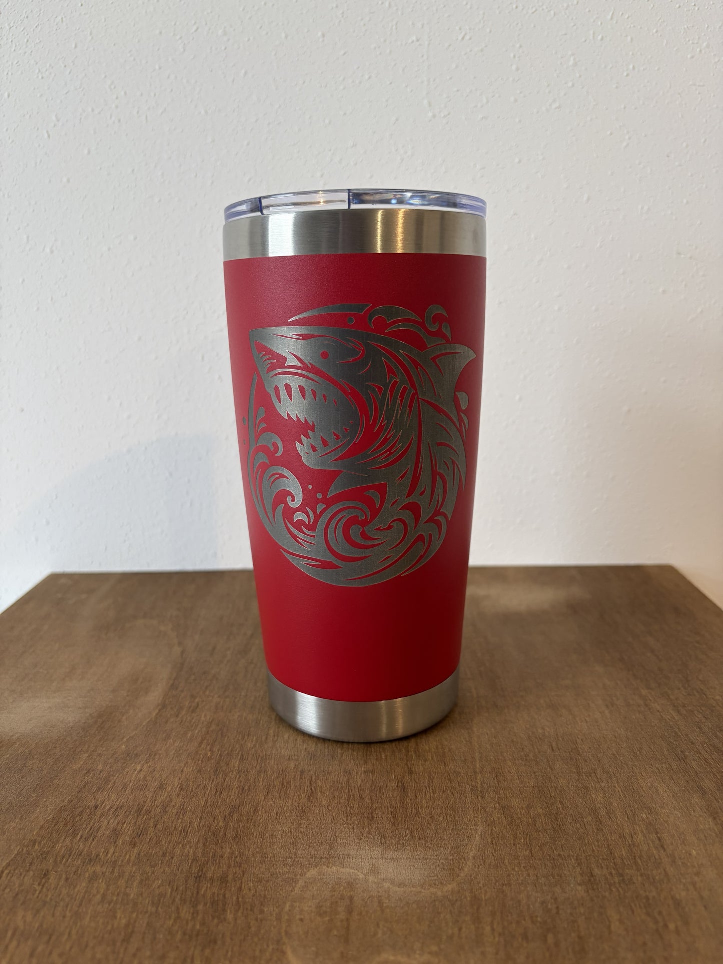 "Be A Shark" – 20oz Stainless Steel Travel Tumbler