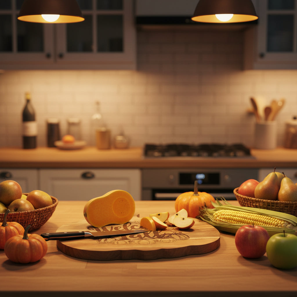 Welcome Fall - Engraved Cutting Board