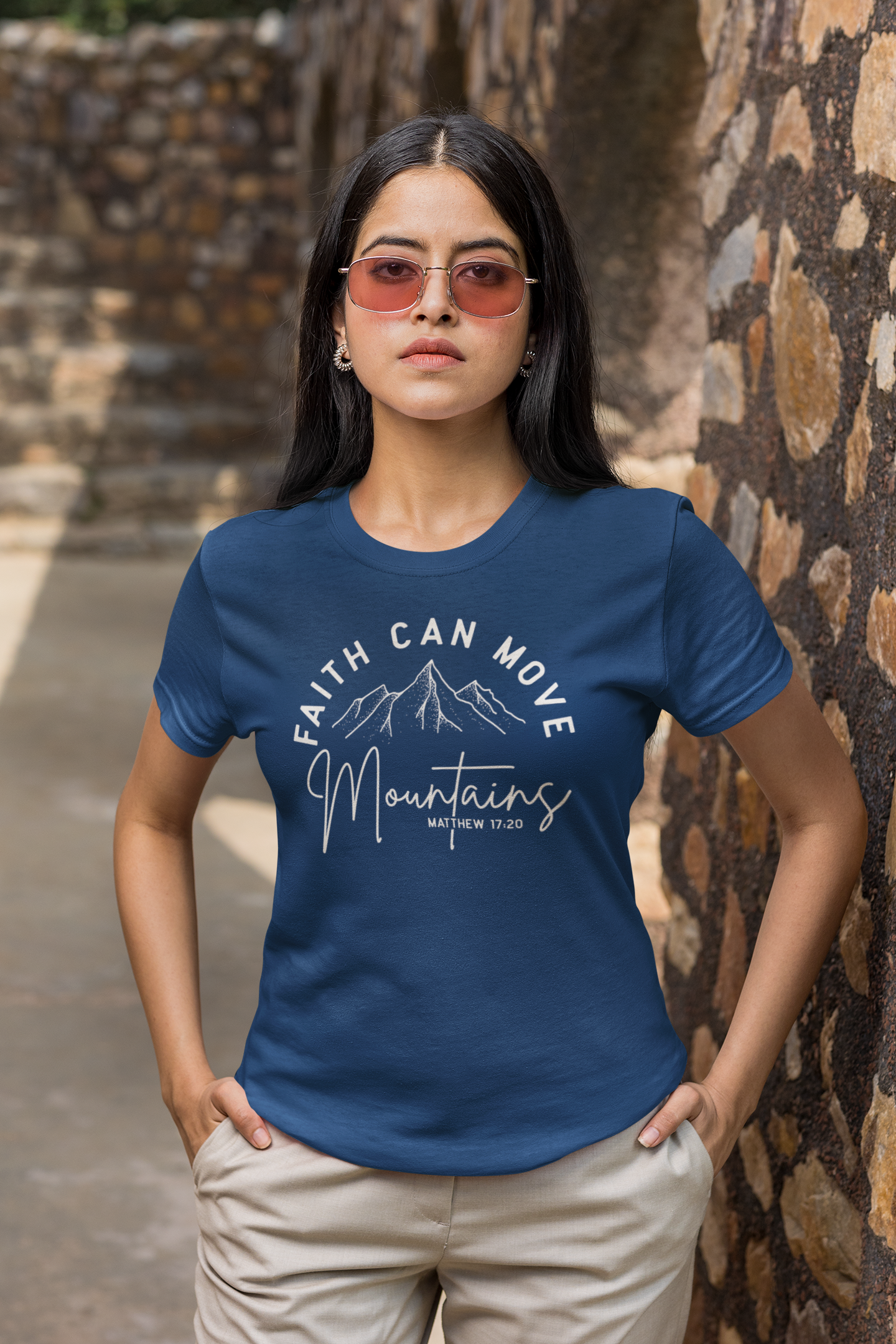 T-Shirt - Faith Can Move Mountains