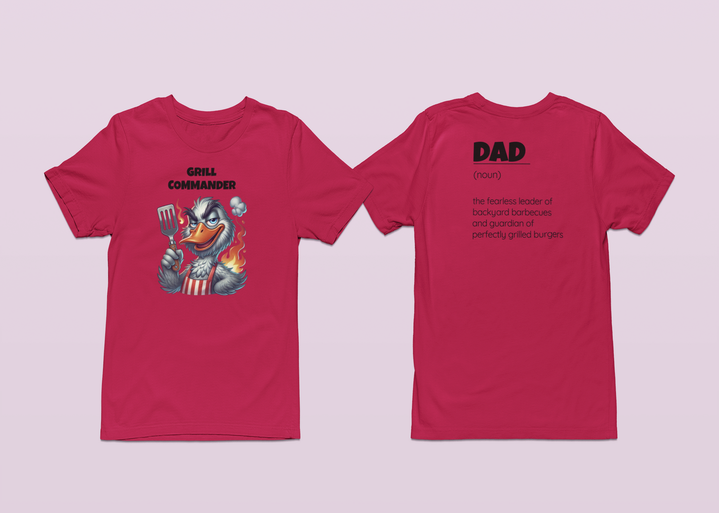 Grill Commander Dad T-Shirt