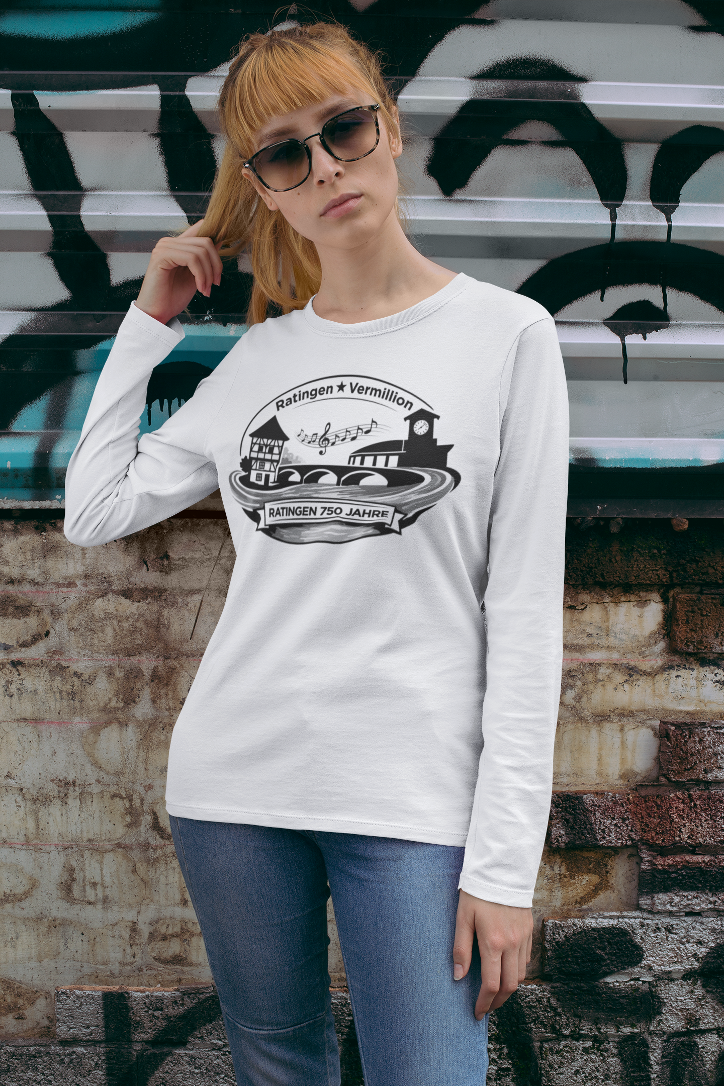 Vermillion, SD ↔ Ratingen, Germany | 750-Year Celebration Long Sleeve T-Shirt
