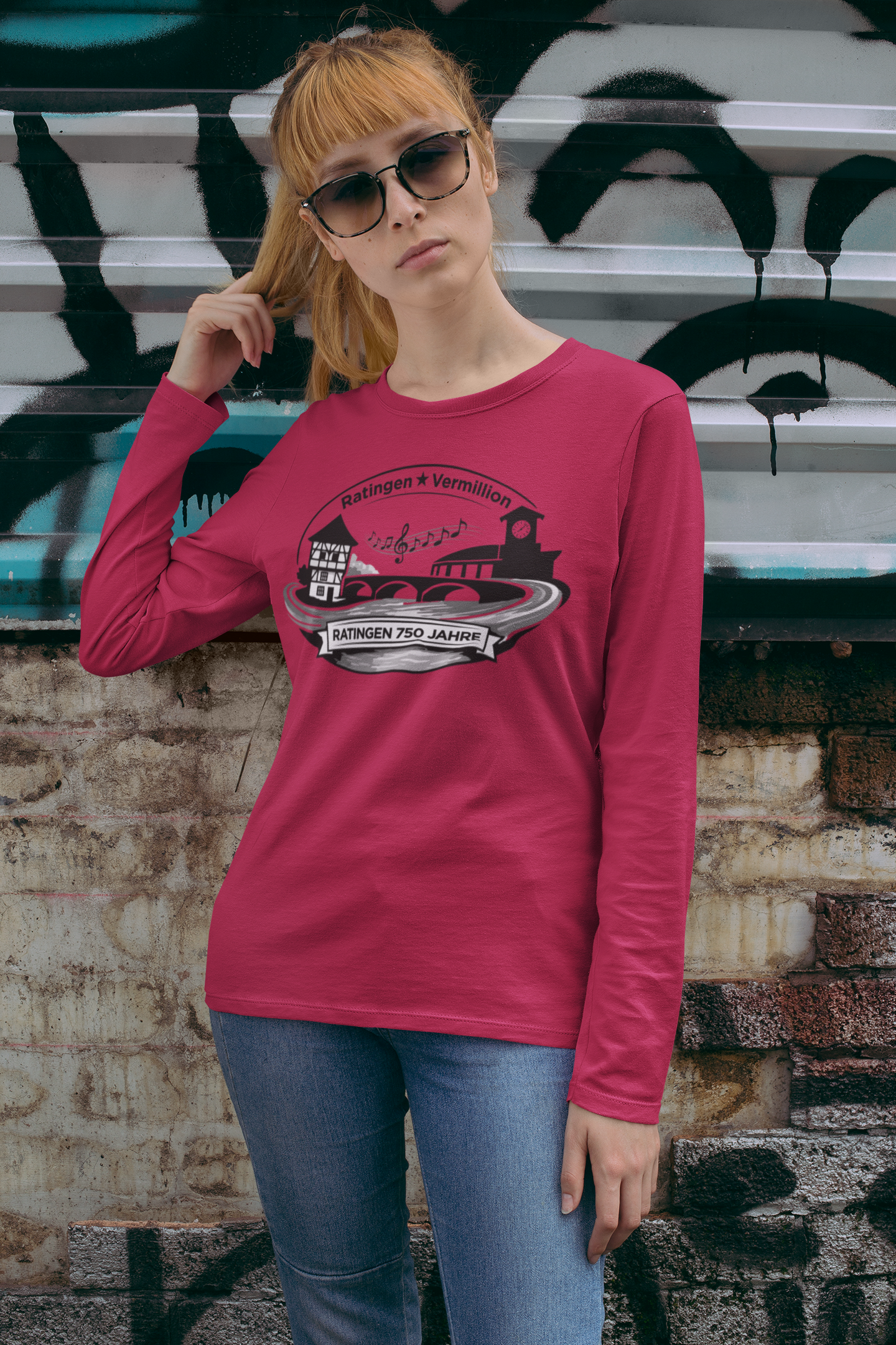 Vermillion, SD ↔ Ratingen, Germany | 750-Year Celebration Long Sleeve T-Shirt