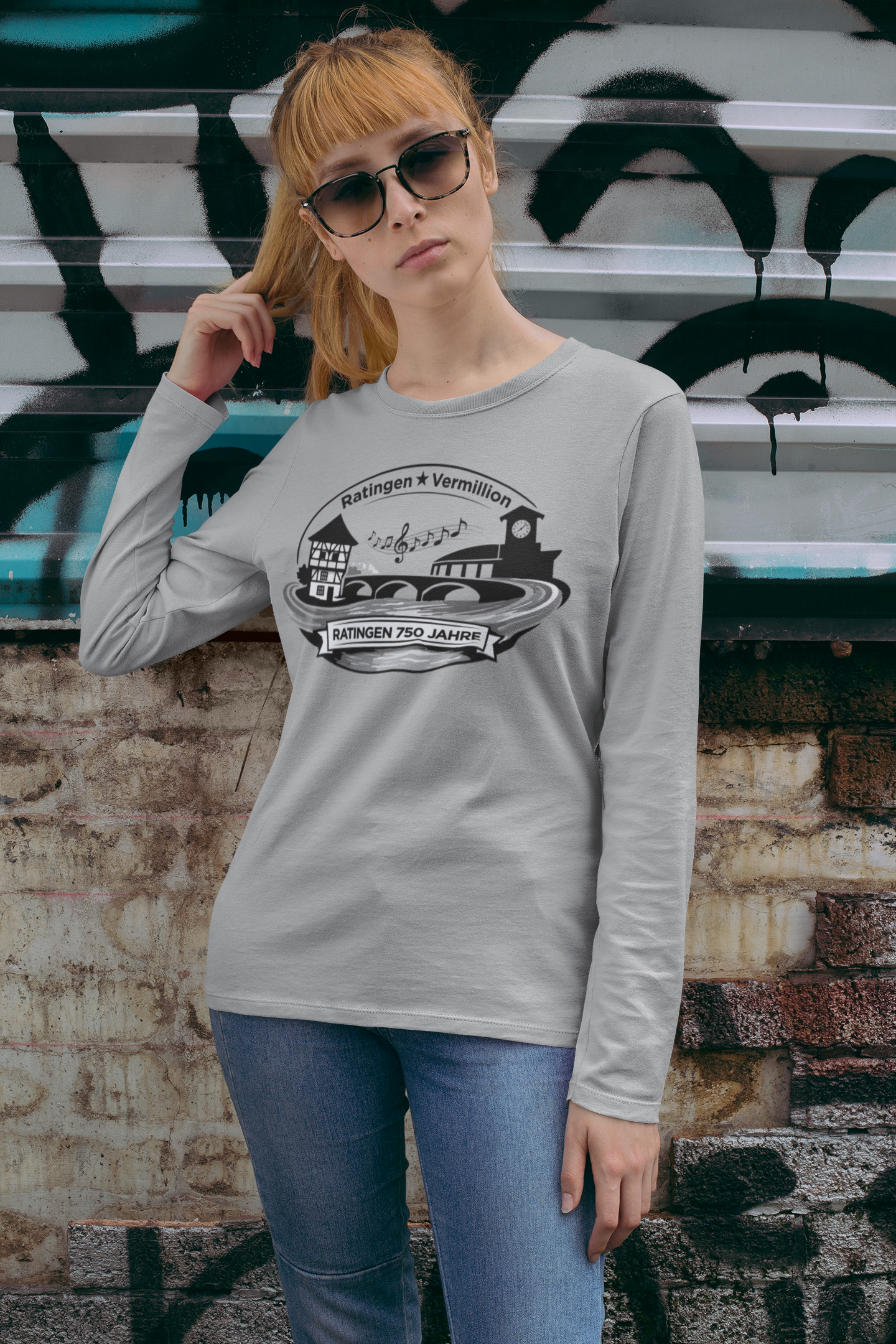Vermillion, SD ↔ Ratingen, Germany | 750-Year Celebration Long Sleeve T-Shirt