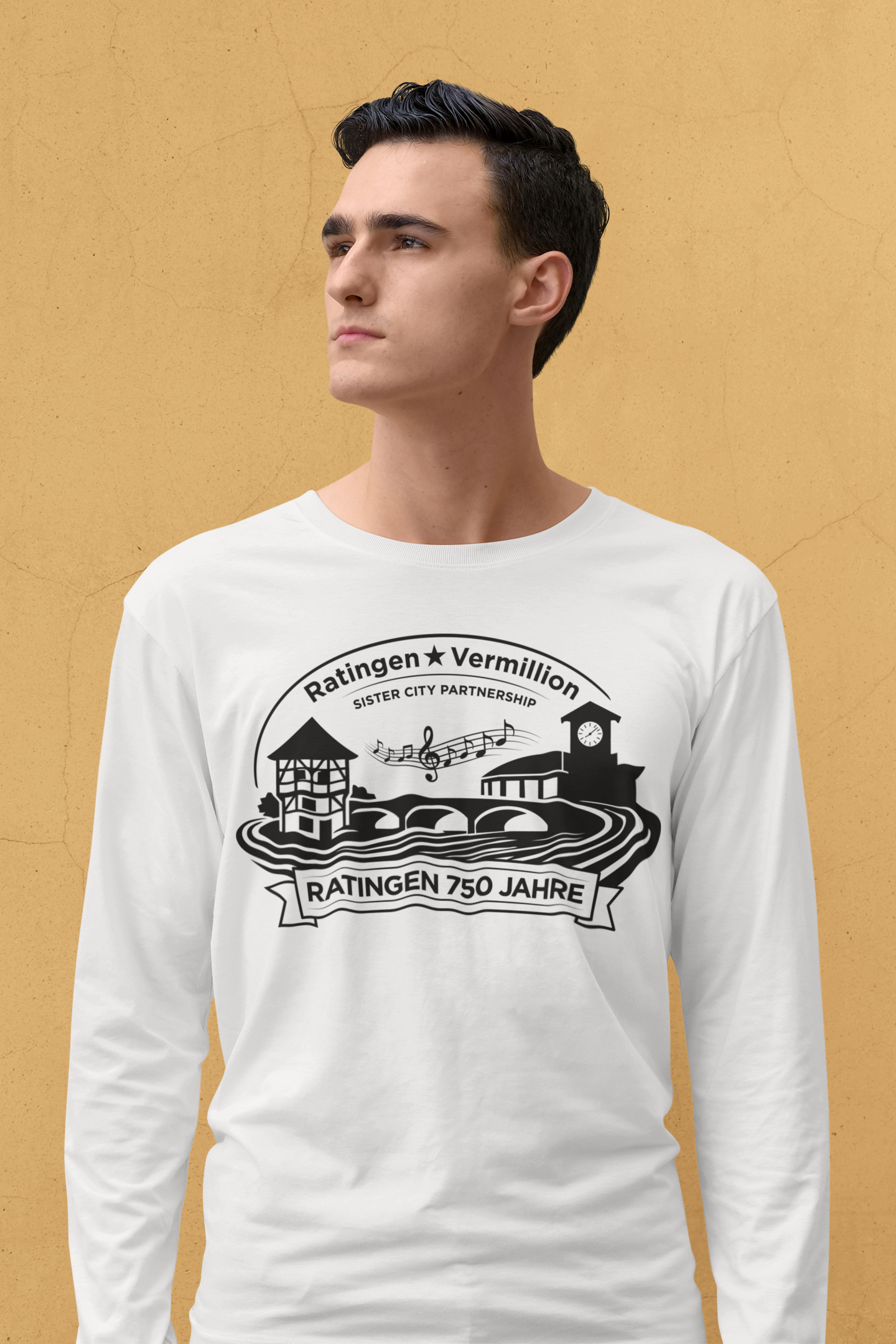 Vermillion, SD ↔ Ratingen, Germany | 750-Year Celebration Long Sleeve T-Shirt