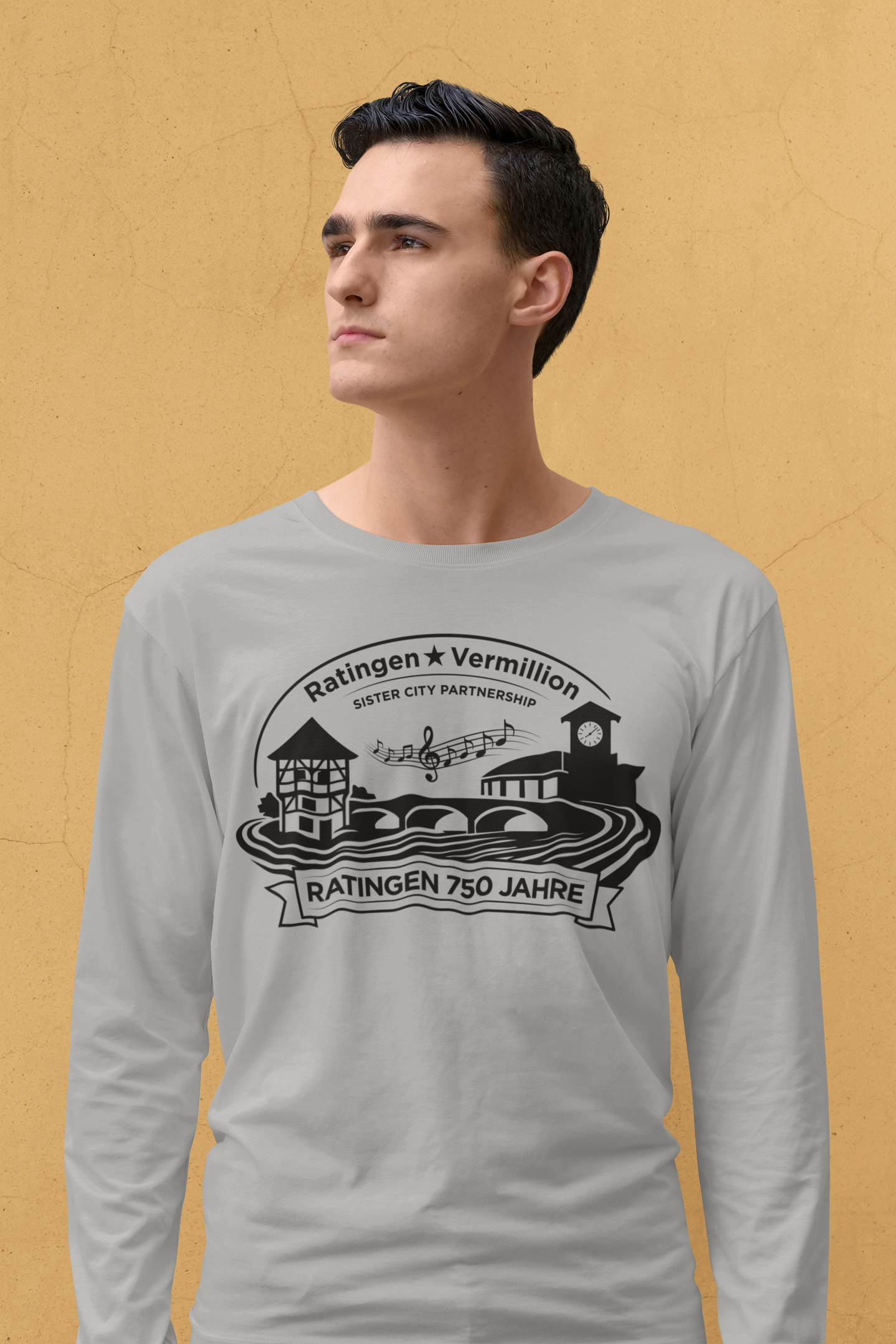 Vermillion, SD ↔ Ratingen, Germany | 750-Year Celebration Long Sleeve T-Shirt