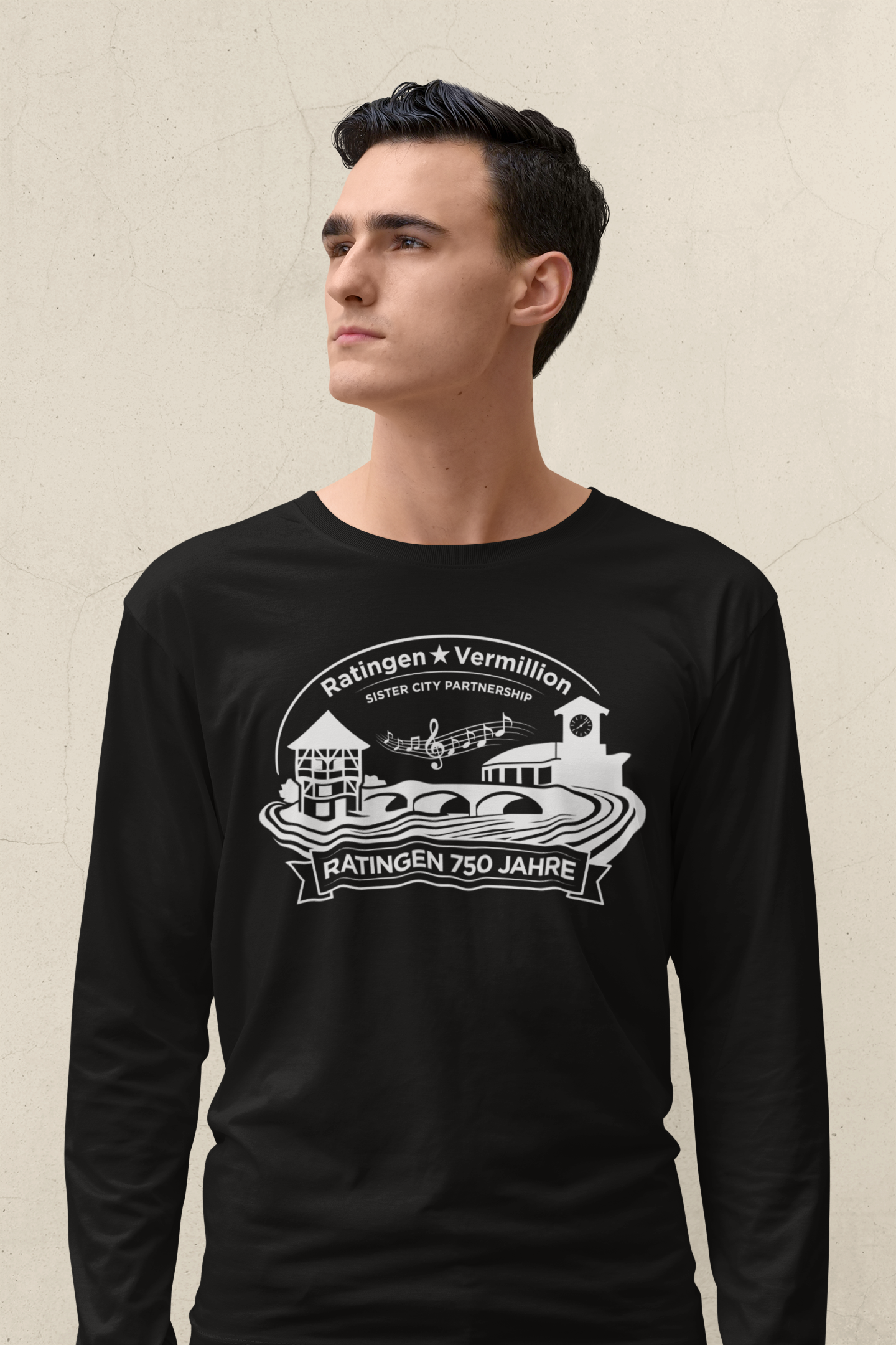 Vermillion, SD ↔ Ratingen, Germany | 750-Year Celebration Long Sleeve T-Shirt
