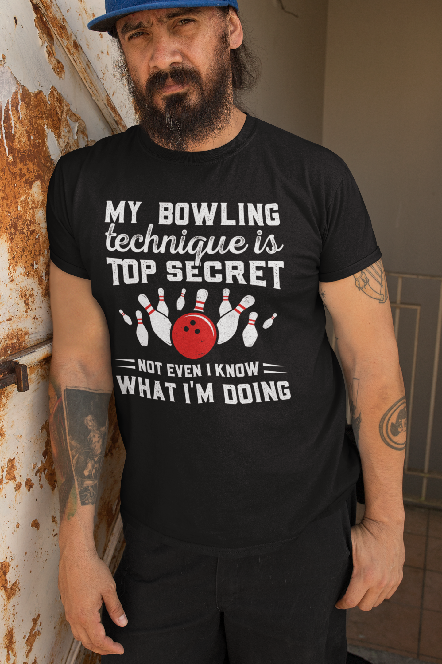 T-Shirt - My Bowling Technique is Top Secret