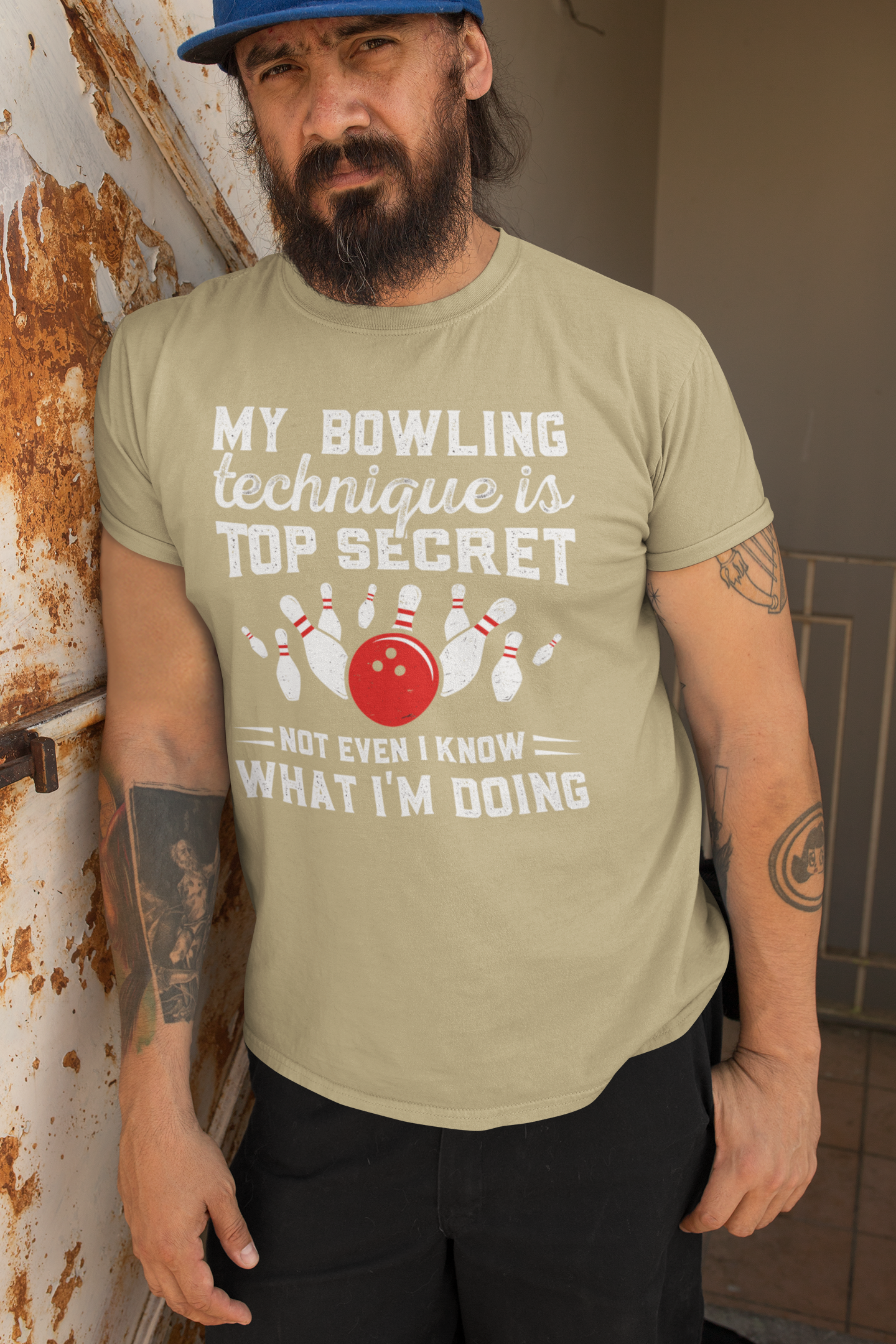 T-Shirt - My Bowling Technique is Top Secret