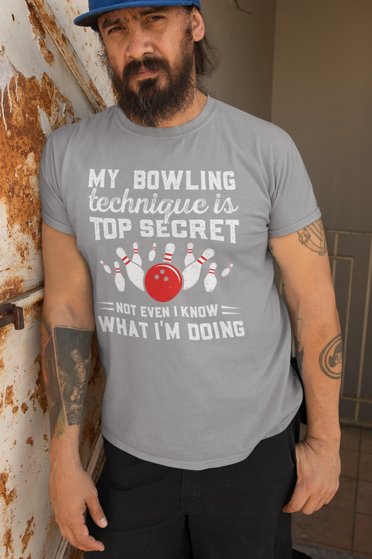 T-Shirt - My Bowling Technique is Top Secret